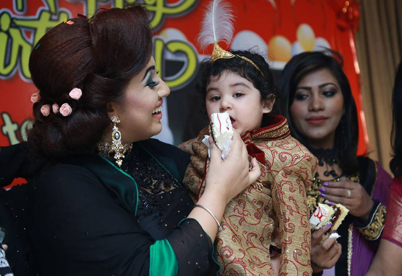 শাকিব-অপুর ছেলে আব্রামের জন্মদিনের কিছু মুহুর্ত