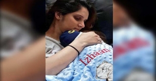 ছেলেকে জড়িয়ে ধরা সানিয়ার ছবি ভাইরাল