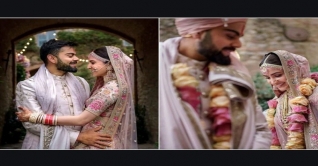 বিরুষ্কার বিবাহবার্ষিকীতে অপ্রকাশিত ছবি ভাইরাল