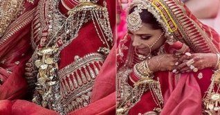 সবার নজর কেড়েছে দীপিকার বিয়ের ওড়না!