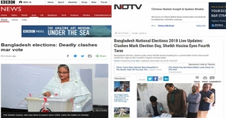 বিদেশি গণমাধ্যমের প্রধান খবরে বাংলাদেশের নির্বাচন বিদেশি গণমাধ্যমের প্রধান খবরে বাংলাদেশের নির্বাচন