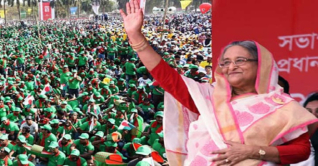 শনিবার ৬ জেলায় নির্বাচনী জনসভায় বক্তব্য দেবেন শেখ হাসিনা