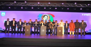 বঙ্গমাতা ফুটবল টুর্নামেন্টের লোগো উন্মোচন