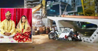 ৫ স্বজন হারিয়ে বেঁচে রইলেন নবদম্পতি