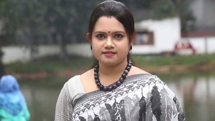 ইডেন মহিলা কলেজ ছাত্রলীগের সভাপতি তামান্না জেসমিন রিভা।