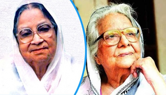 সুফিয়া কামাল ও নূরজাহান বেগম।  ফাইল ছবি।