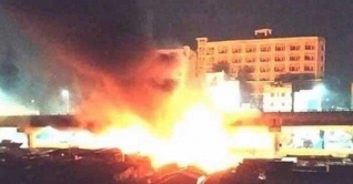 খিলগাঁও কামারপট্টি বস্তিতে ভয়াবহ আগুন