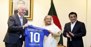 প্রধানমন্ত্রীর সঙ্গে সাক্ষাৎ করলেন ফিফা সভাপতি প্রধানমন্ত্রীর সঙ্গে সাক্ষাৎ করলেন ফিফা সভাপতি