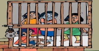 কারাগারে বন্দি ৩৫১ শিশুর শৈশব কারাগারে বন্দি ৩৫১ শিশুর শৈশব
