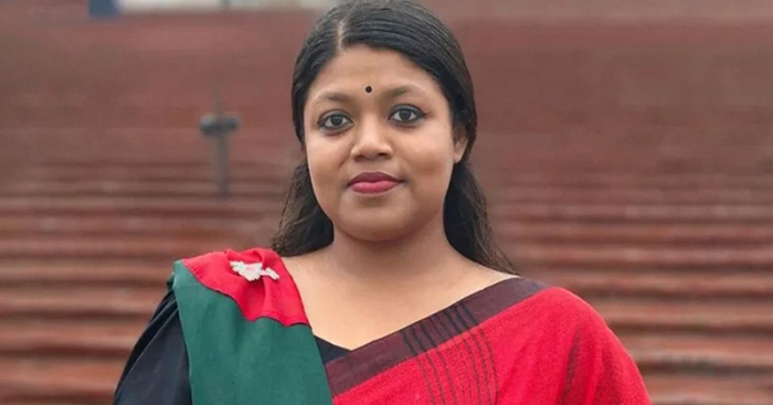 এনসিপির যুগ্ম আহ্বায়ক নুসরাত তাবাসসুম।