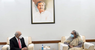 প্রধানমন্ত্রীর সাথে ওয়ার্ল্ড হার্ট ফেডারেশন প্রেসিডেন্টের সাক্ষাৎ