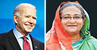 বাইডেনকে বাংলাদেশ সফরের আমন্ত্রণ শেখ হাসিনার