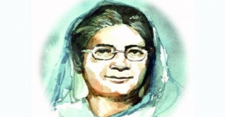 বেগম রোকেয়ার ভাস্কর্য আলোকবর্তিকার উদ্বোধন