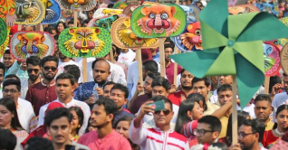 এবছর বৈশাখী শোভাযাত্রায় মুখে মুখোশ পরা নিষিদ্ধ