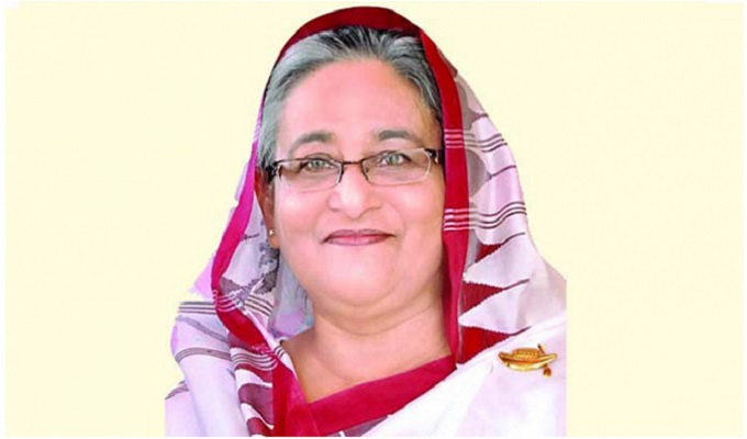 প্রধানমন্ত্রী শেখ হাসিনা।  পুরোনো ছবি
