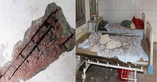 হাসপাতালে ছাদের পলেস্তরা খসে ৮ শিশু আহত