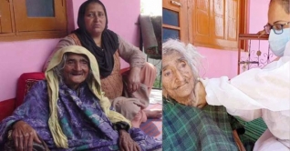 করোনার টিকা নিলেন ১২৪ বছরের নারী রেহতী বেগম