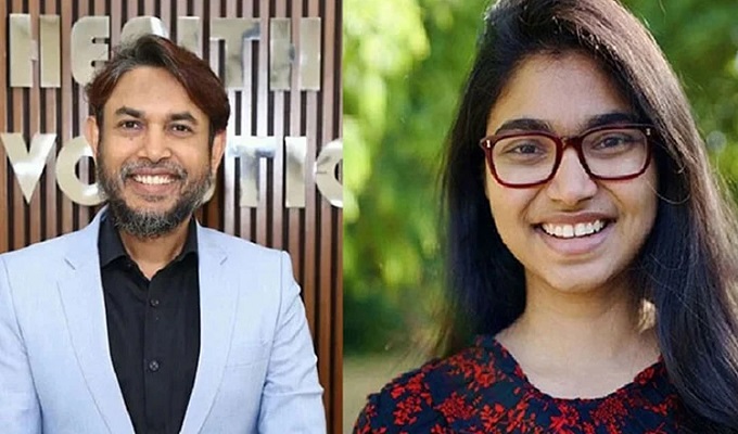 ডা. জাহাঙ্গীর কবির ও ডাক্তার তাসনিম জারা। ছবি : সংগৃহীত