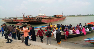 বাংলাবাজার-শিমুলিয়ায় লঞ্চ-স্পিডবোট চলাচল বন্ধ