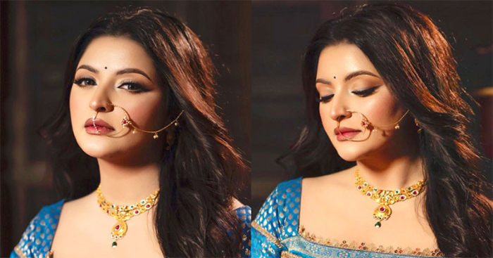 আবেদনময়ী লুকে উষ্ণতা ছড়াচ্ছেন পরীমণি