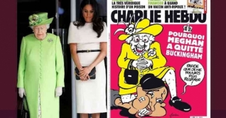 মেগানকে নিয়ে বর্ণবাদী কার্টুন ছেপে সমালোচিত শার্লি হেবদো মেগানকে নিয়ে বর্ণবাদী কার্টুন ছেপে সমালোচিত শার্লি হেবদো