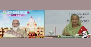 হাসিনা-মোদির ভার্চ্যুয়াল বৈঠক শুরু হাসিনা-মোদির ভার্চ্যুয়াল বৈঠক শুরু