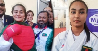 বাংলাদেশকে চতুর্থ স্বর্ণ পদক এনে দিলেন হুমায়রা
