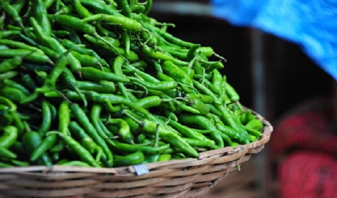 বেনাপোলে কাঁচা মরিচের বাজার লাগামহীন