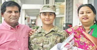 যুক্তরাষ্ট্রের সেনা অফিসার হলেন বাংলাদেশি তরুণী যুক্তরাষ্ট্রের সেনা অফিসার হলেন বাংলাদেশি তরুণী