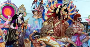চুয়াডাঙ্গায় নারীদের নেতৃত্বে হচ্ছে দুর্গাপূজা