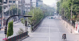 বাম গণতান্ত্রিক জোটের অর্ধদিবস হরতাল চলছে