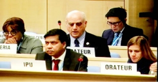 হু’র সভায় আইপিইউ’র ‘স্বাস্থ্য সুরক্ষা’ উপস্থাপন