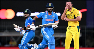 অস্ট্রেলিয়াকে হারিয়ে বিশ্বকাপ শুরু ভারতের অস্ট্রেলিয়াকে হারিয়ে বিশ্বকাপ শুরু ভারতের