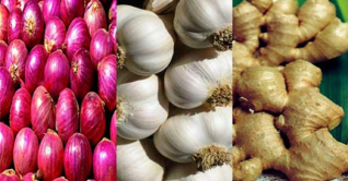 কোরবানির ঝাঁজ আদা, রসুন ও পেঁয়াজে 