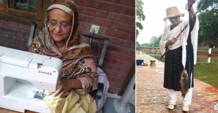 সেলাই করছেন-মাছ ধরছেন, প্রধানমন্ত্রীর ছবি ভাইরাল