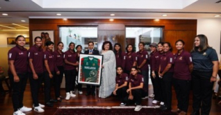 জাতীয় নারী ক্রিকেট দলকে ভারতীয় হাইকমিশনের সংবর্ধনা