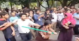 ধানমন্ডিতে মারধরের শিকার সেই সালমা কারাগারে