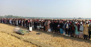 সাজিদের জানাজায় হাজারো মানুষের ঢল, দাফন সম্পন্ন সাজিদের জানাজায় হাজারো মানুষের ঢল, দাফন সম্পন্ন