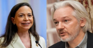 মাচাদোকে নোবেল দেওয়ায় ফৌজদারি অভিযোগ দায়ের অ্যাসাঞ্জের