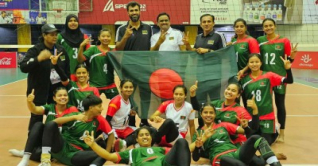 আফগানিস্তানকে হারিয়ে বাংলাদেশ নারী ভলিবল দল তৃতীয়