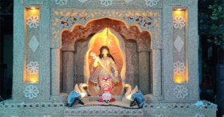 শঙ্খ-উলুধ্বনিতে মুখর মণ্ডপ, সরস্বতীপূজা আজ