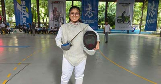 ফেন্সিংয়ে আলো ছড়াচ্ছেন ইশা