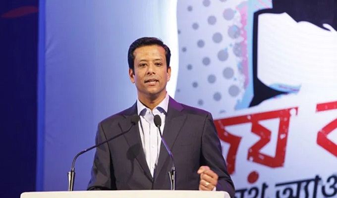 প্রধানমন্ত্রীর আইসিটি বিষয়ক উপদেষ্টা সজীব ওয়াজেদ জয়।  ফাইল ছবি।