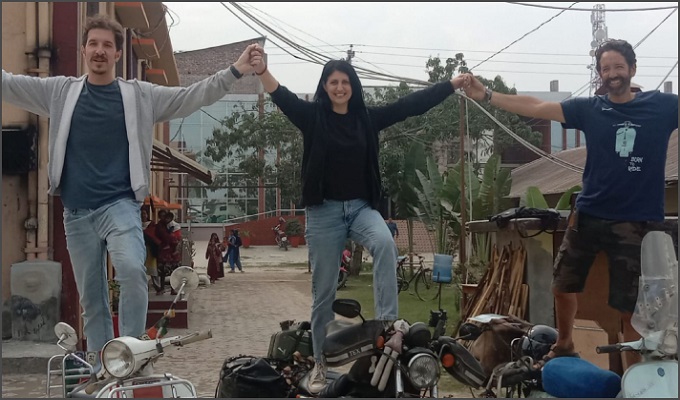 আন্দ্রেয়া, এলেনা, ইলেরি। ছবি: সংগৃহিত।