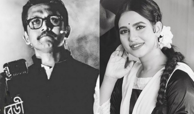 আরিফিন শুভ ও নুসরাত ফারিয়া। পুরোনো ছবি