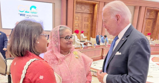 বাইডেনের নৈশভোজে অংশ নেবেন প্রধানমন্ত্রী