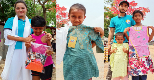 ‘গাজীপুর পথশিশু সেবা সংগঠন’ পথশিশুদের ঈদ উপহার দিল