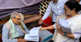 জমি বিতর্কে অমর্ত্য সেনের পাশে মমতা জমি বিতর্কে অমর্ত্য সেনের পাশে মমতা