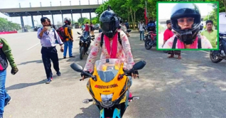 পদ্মাসেতুর প্রথম ‘লেডি বাইকার রুবায়েত রুবা’ পদ্মাসেতুর প্রথম ‘লেডি বাইকার রুবায়েত রুবা’