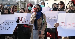 নারীদের অধিকার রক্ষায় কাবুলে ফের নারীদের বিক্ষোভ